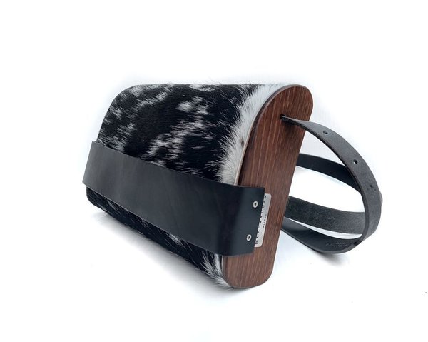 Bag2Roots Tasche groß mit Kuhfell - geeignet für Laptop oder Tablet